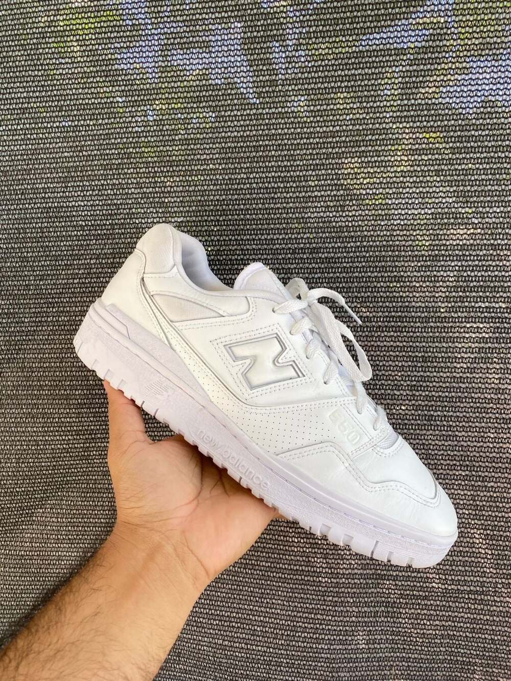 New Balance 550 Triple White Classic Sneakers BB550WWW